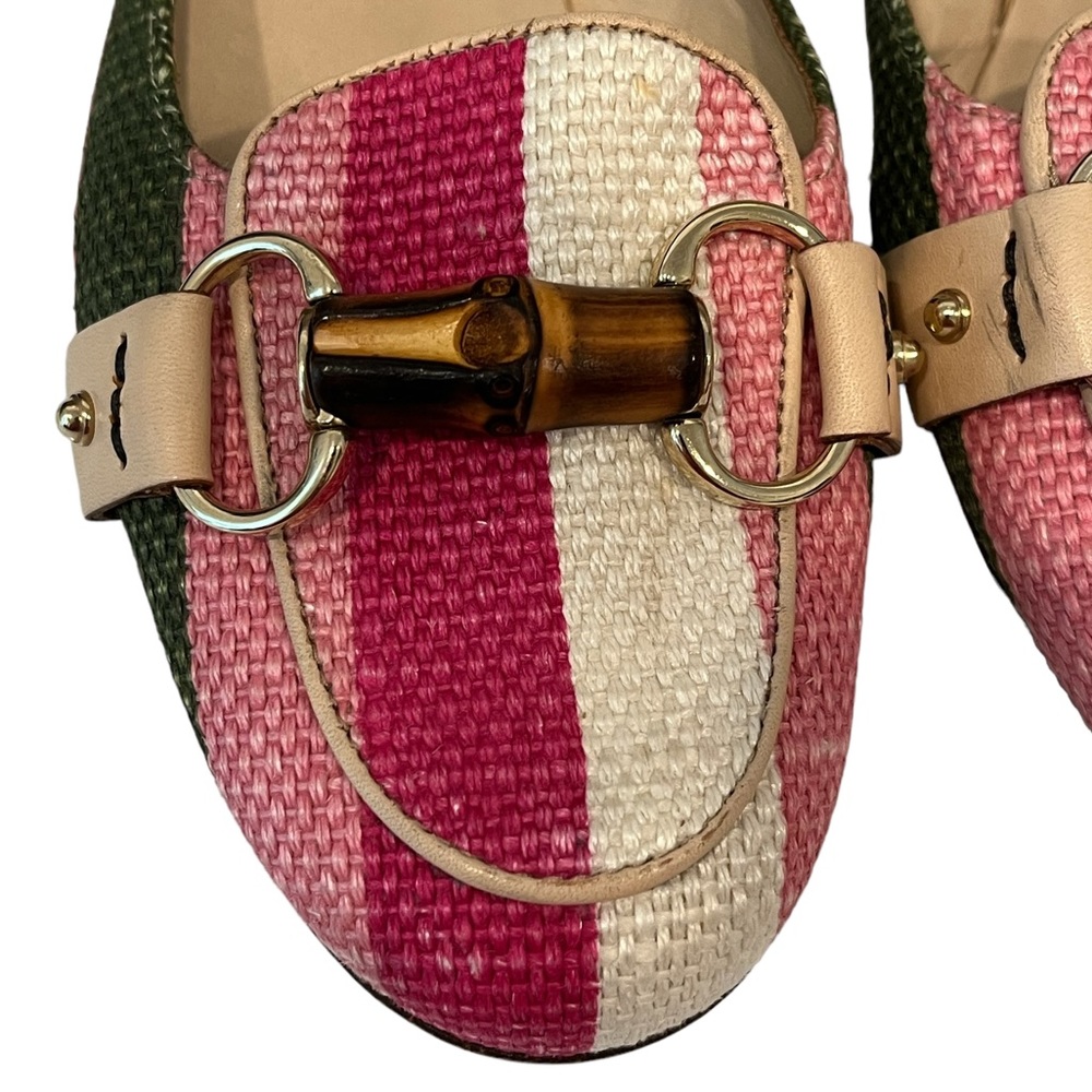 Gucci Bamboo Bitt Slipper Mules - Picture 5 of 11